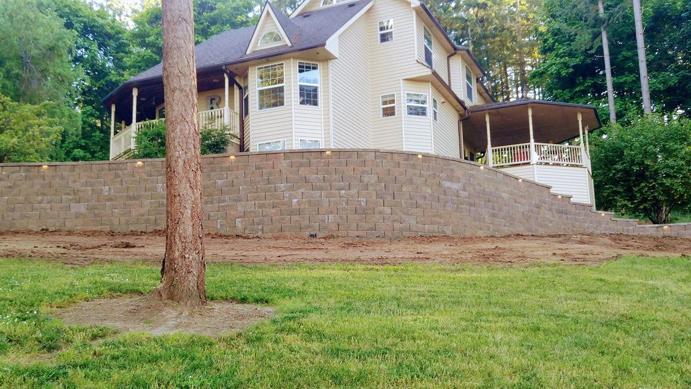 Retaining Wall Installation in Corvallis