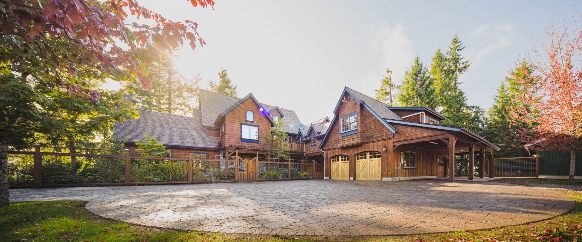 Aguiar residence — paver driveway installation