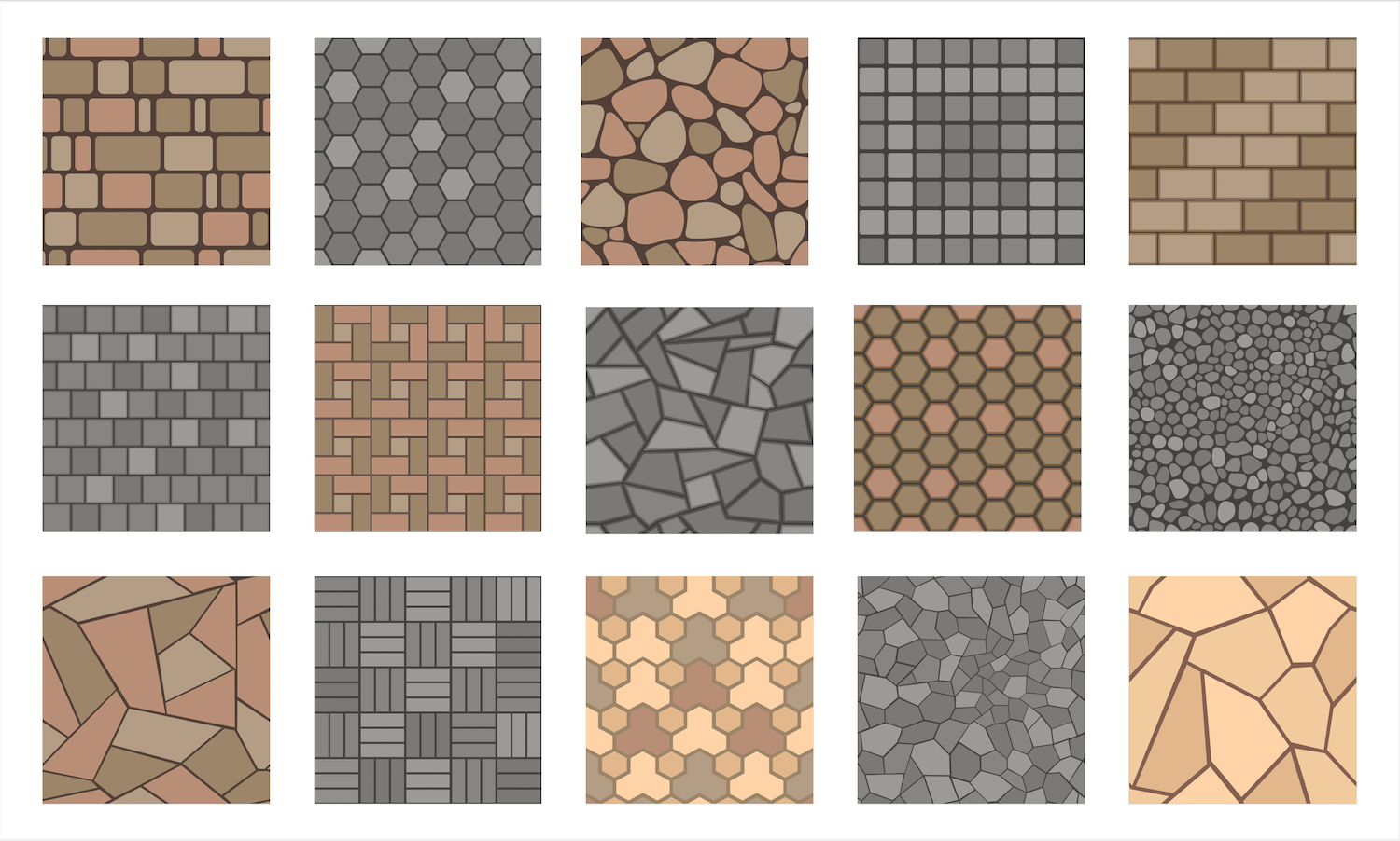 rectangle pattern designs