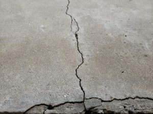 patio concrete cracks way to repair concrete slab problem smooth driveway new surface area