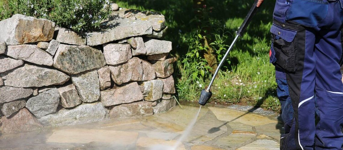 best way to clean patio pavers