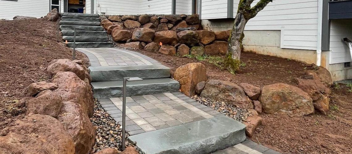 how to create the best first impression with a paver walkway landscaping house garden dining base inch sand home step